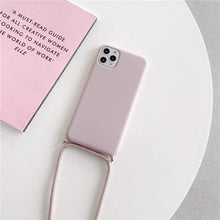 Load image into Gallery viewer, iPhone Crossbody Necklace Strap and Case in Pastel
