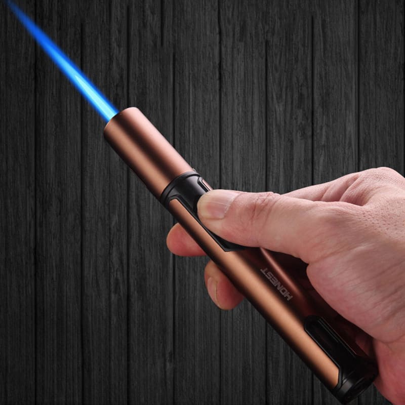 DynaTorch™ - The Refillable Metal Jet Flame Pen Lighter -