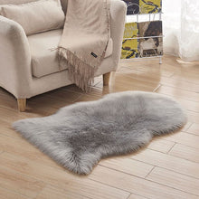 Load image into Gallery viewer, Fluffie™ - The Soft &amp; Fuzzy Faux Sheepskin Fur Carpet - Gray
