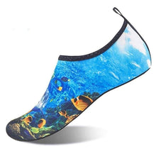 Load image into Gallery viewer, Non-slip Aqua Shoes Printed Design - Blue Sea / 36
