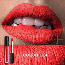 Load image into Gallery viewer, Waterproof Matte Liquid Lipstick Coquelicot Lip Gloss
