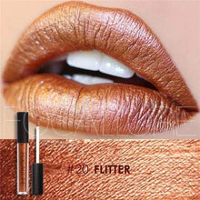 Load image into Gallery viewer, Waterproof Matte Liquid Lipstick Flitter Lip Gloss
