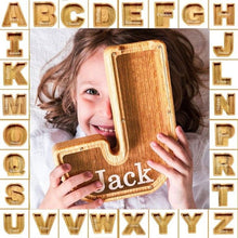 Load image into Gallery viewer, Letter Piggy Bank
