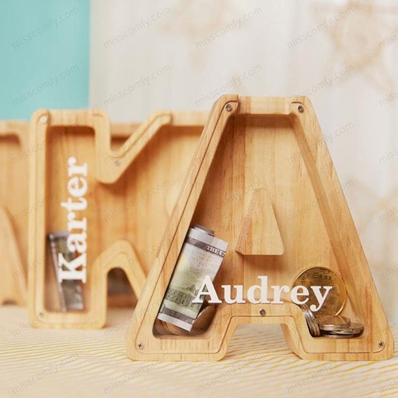 Letter Piggy Bank